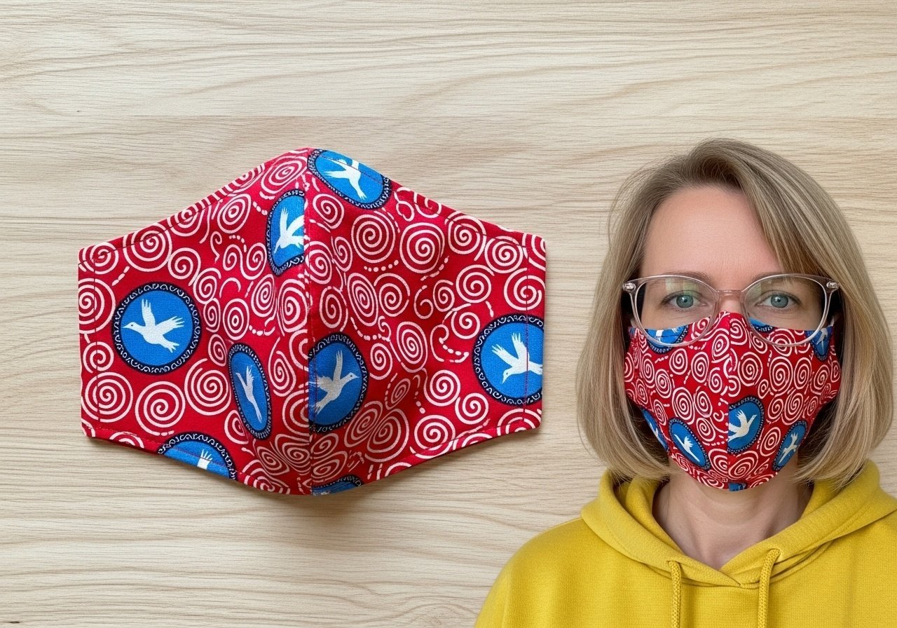 Maske nähen – schnell und einfach, mit gratis Schnittmuster! content image