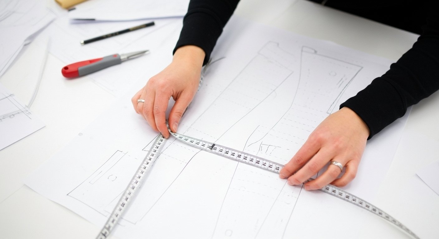 Kurs zum Nachzeichnen von Schnittmustern für hohe und niedrige Cup-Ärmel content image