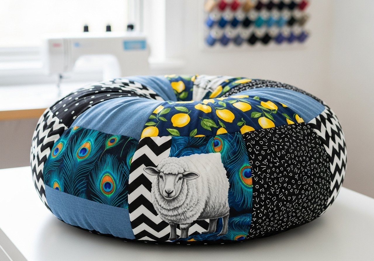 Also basteln Sie ein Sitzsackkissen aus Stoffresten content image