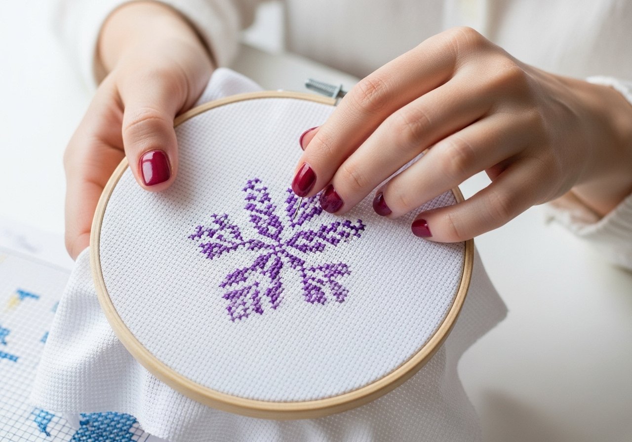 wie man mit dünnem Faden stickt content image