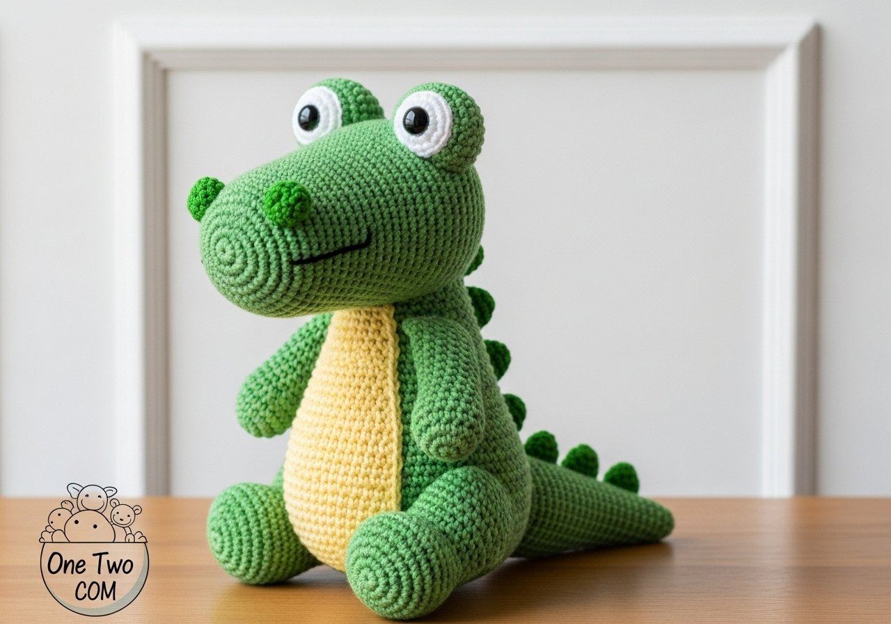 Amigurumi Krokodil-Haken – kostenloser Download content image
