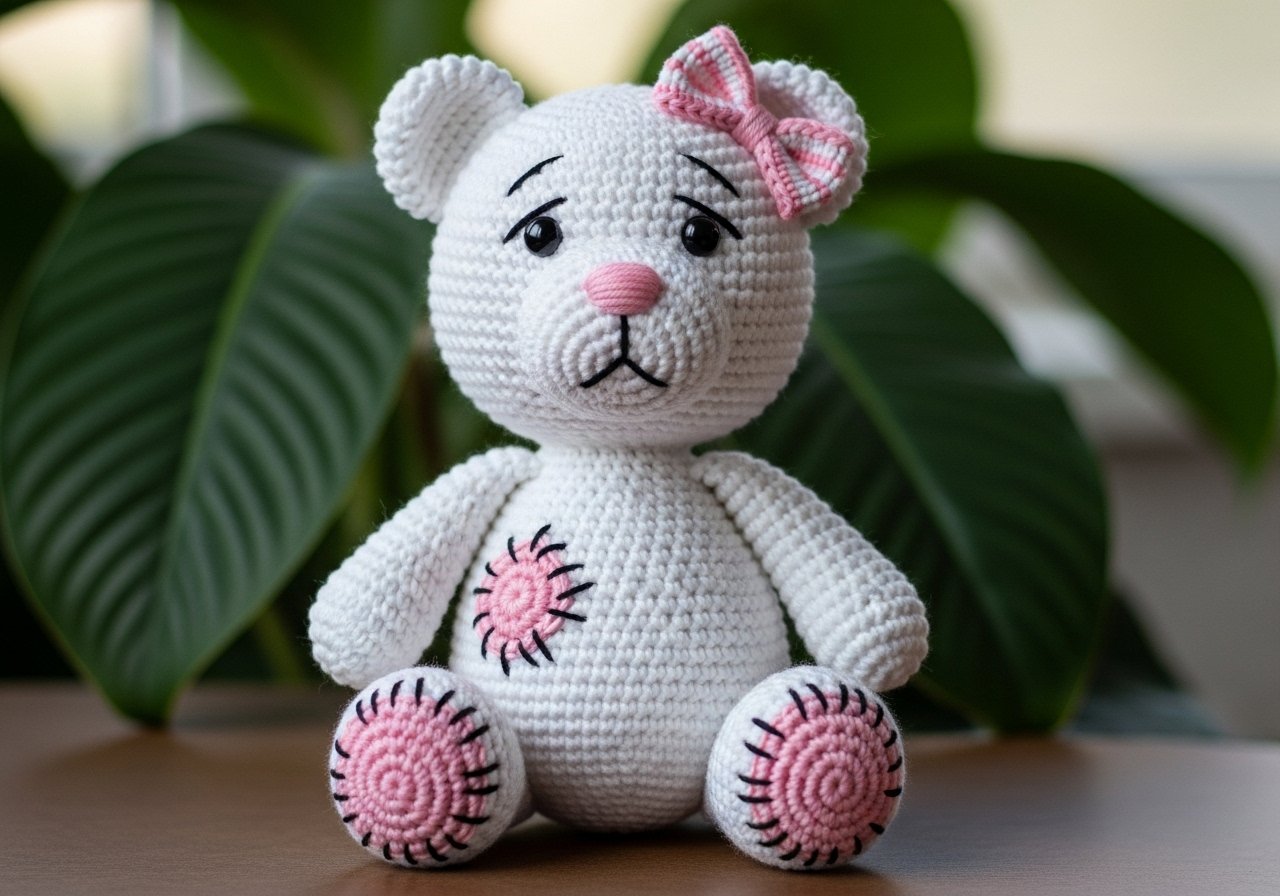 Amigurumi Teddybär häkeln – kostenloser Download content image