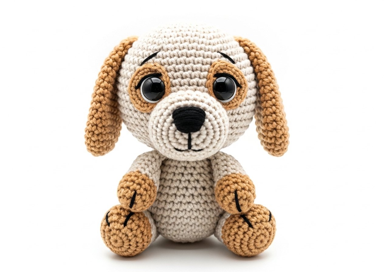 Amigurumi Hund Häkeln – kostenloser Download content image