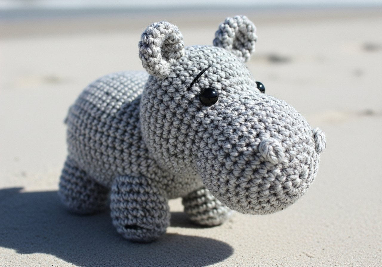 Amigurumi Nilpferd Häkeln – Einfache Gratis Anleitung content image