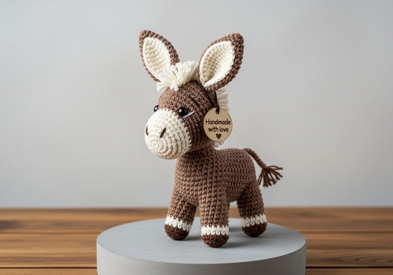 Amigurumi Esel häkeln – einfache Gratis Anleitung content image