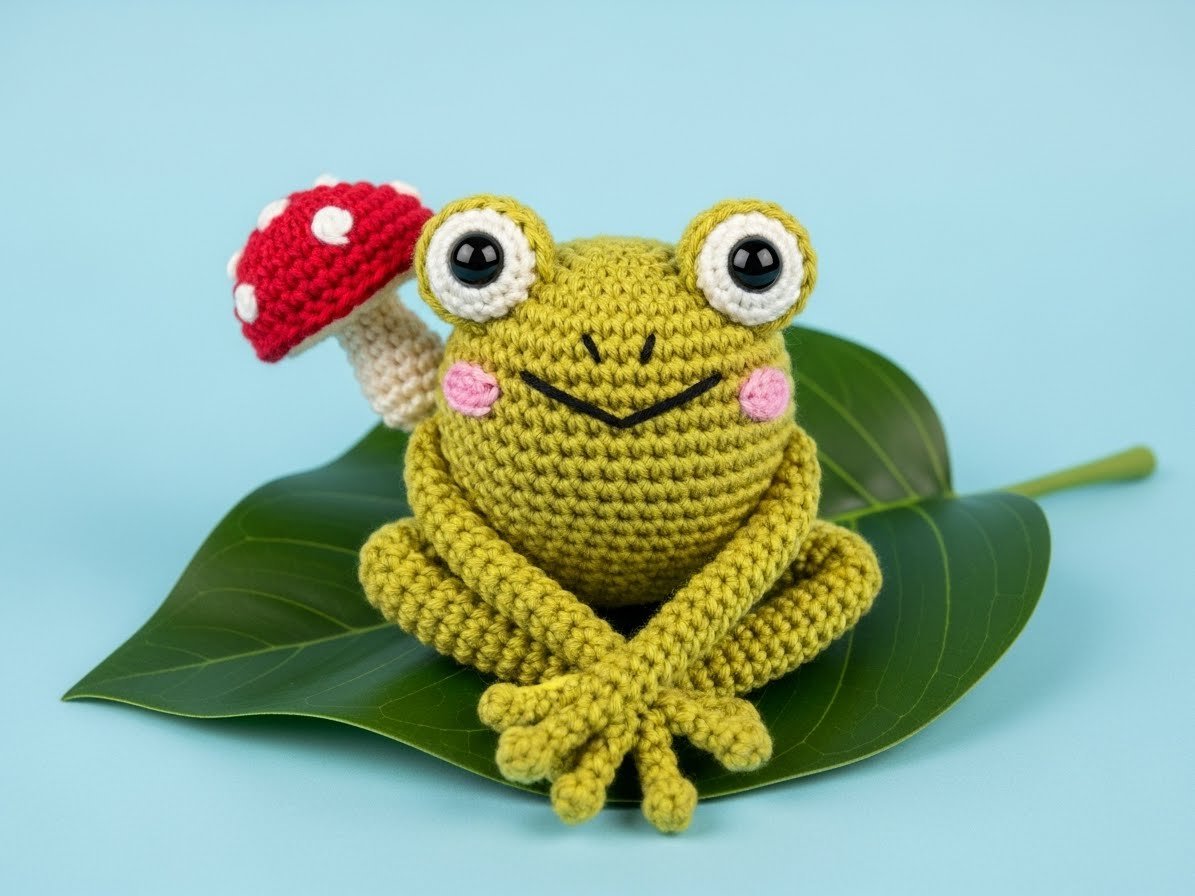 Amigurumi Frosch-Haken – kostenloser Download content image