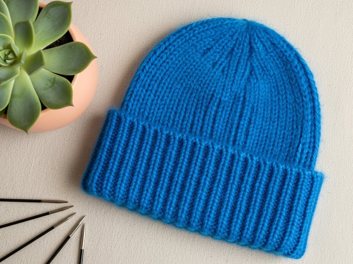 Mütze stricken – Kostenlose einfache Anleitung content image
