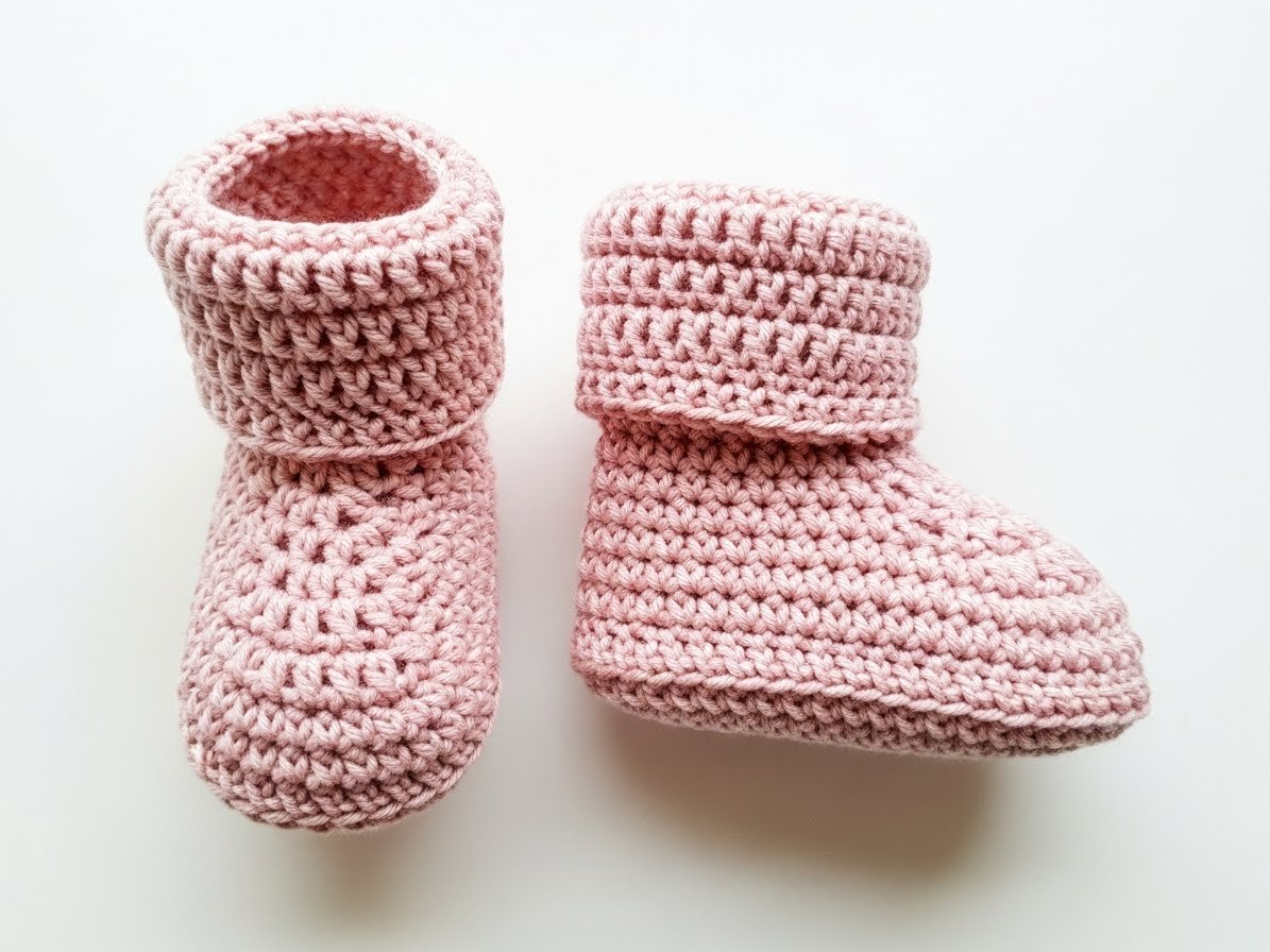 Babysocken häkeln – einfache Gratis Anleitung content image