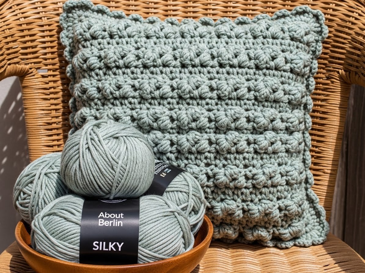 Kissen häkeln – einfache Gratis Anleitung content image