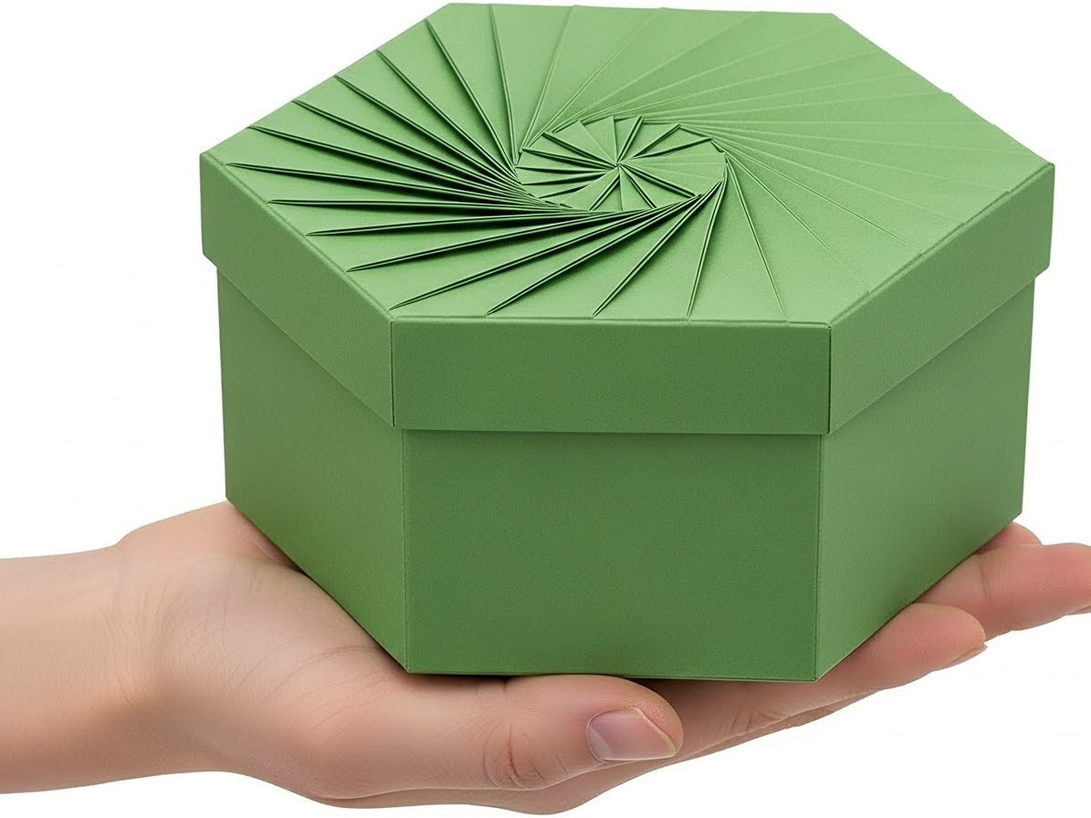 Geschenkbox basteln – Anleitung für Geschenkschachtel content image