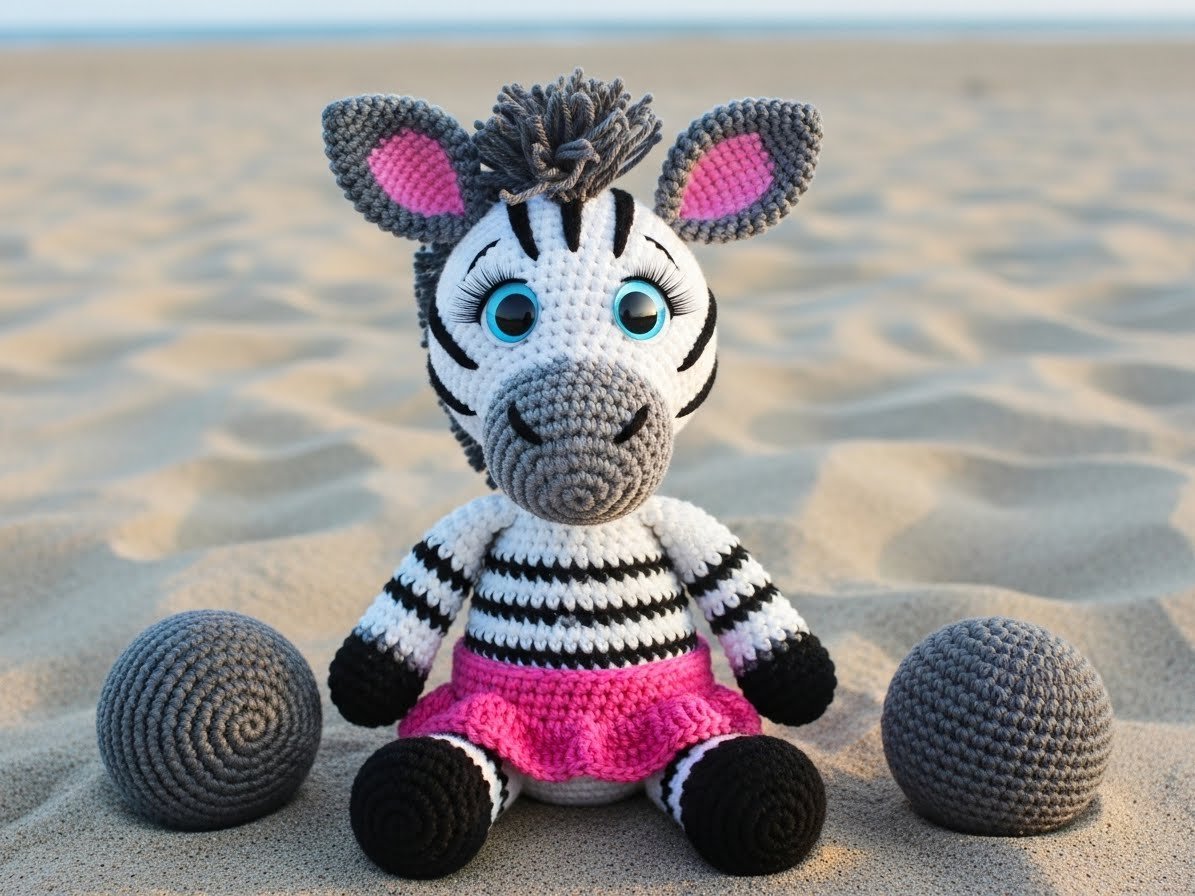 Zebra Häkeln – kostenloser Download content image