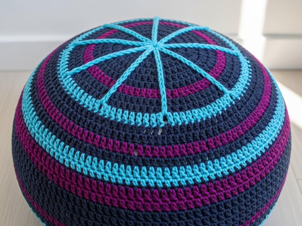 Sitzkissen häkeln – Kostenlose Anleitung einfach content image