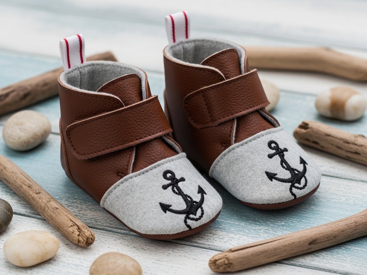 Babyschuhe nähen – Kostenlose Anleitung & Schnittmuster content image
