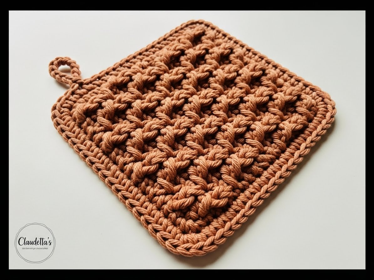 Topflappen häkeln – Kostenlose einfache Anleitung content image