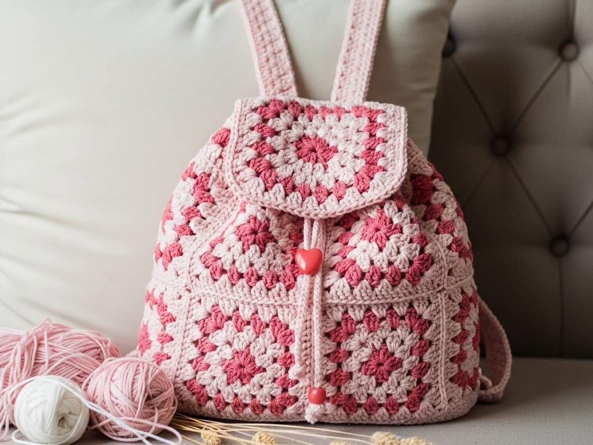 Rucksack häkeln – Kostenlose einfache Anleitung content image