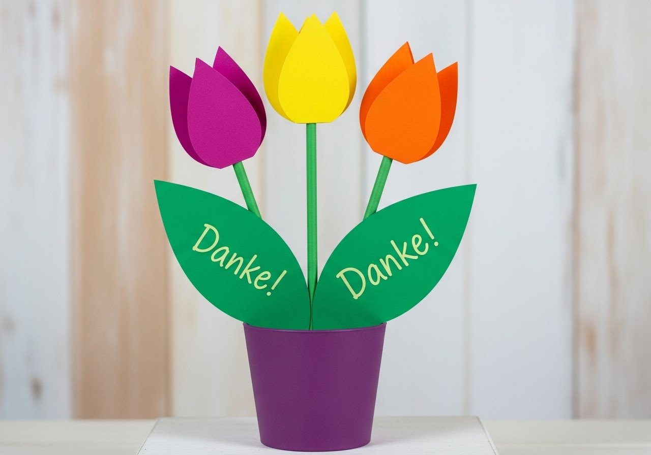 Tulpen basteln – Kostenlose Anleitung einfach content image