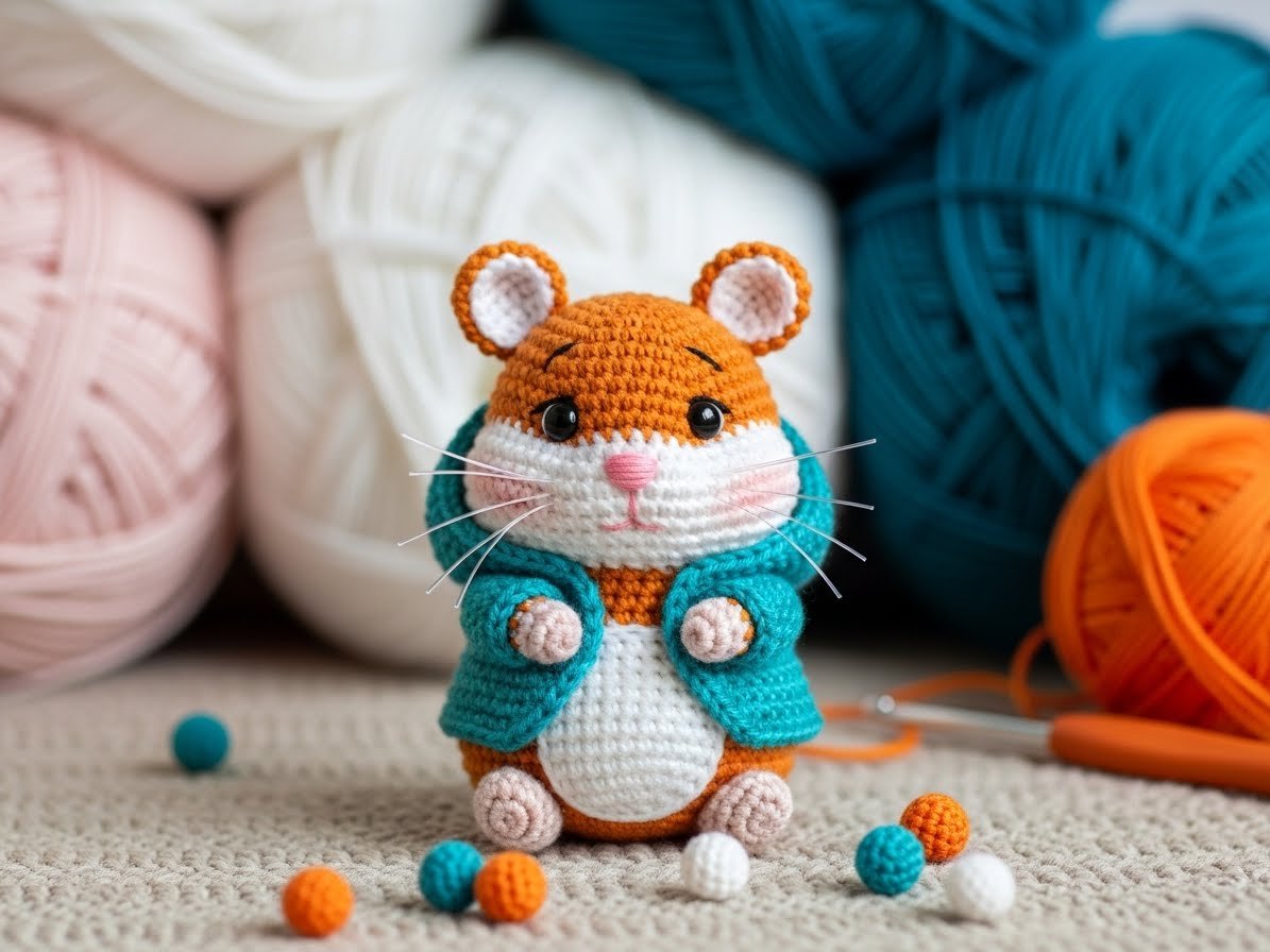 Hamster häkeln – Kostenlose einfache Anleitung content image