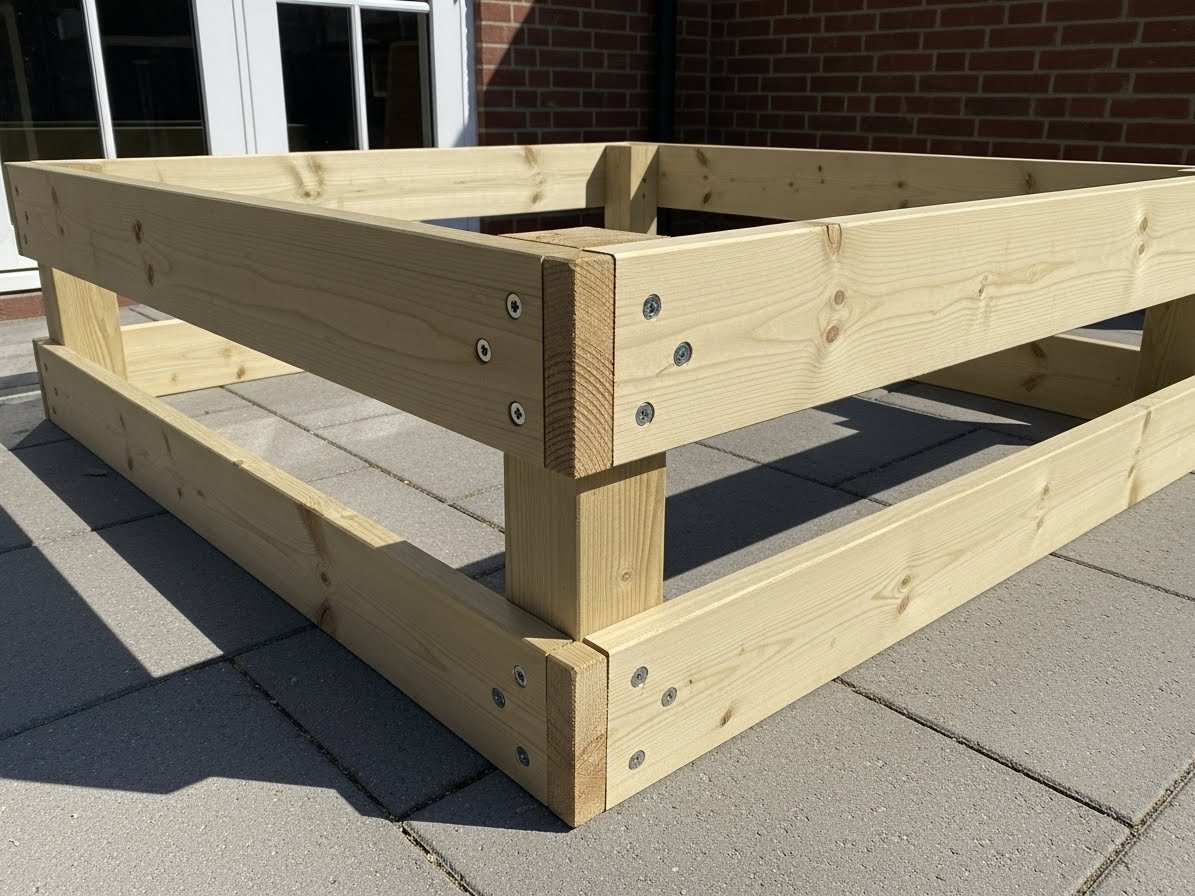 Gartentisch selber bauen – Kostenlose Bauanleitung content image