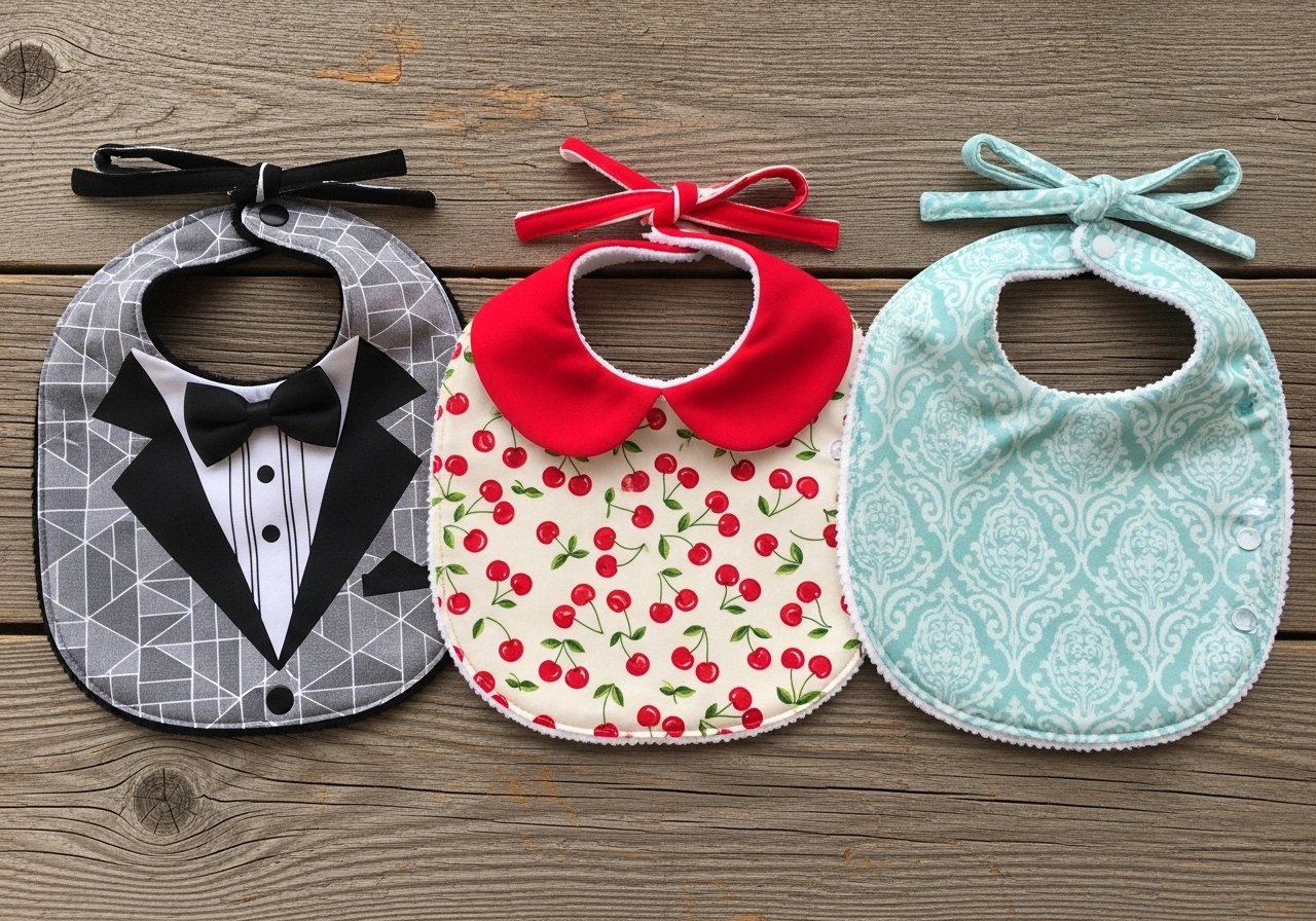 Lätzchen nähen – Kostenlose Anleitung & Schnittmuster content image