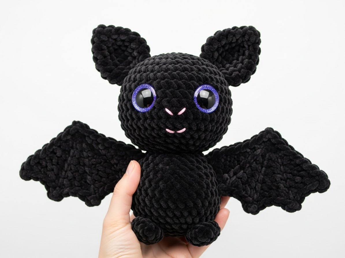 Fledermaus häkeln – Kostenlose einfache Anleitung content image