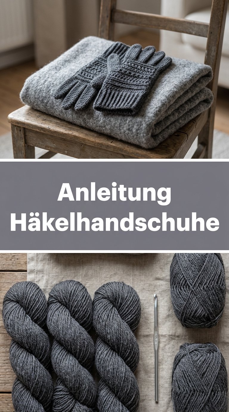 Anleitung und Tutorial: Häkelhandschuhe anfertigen image 2