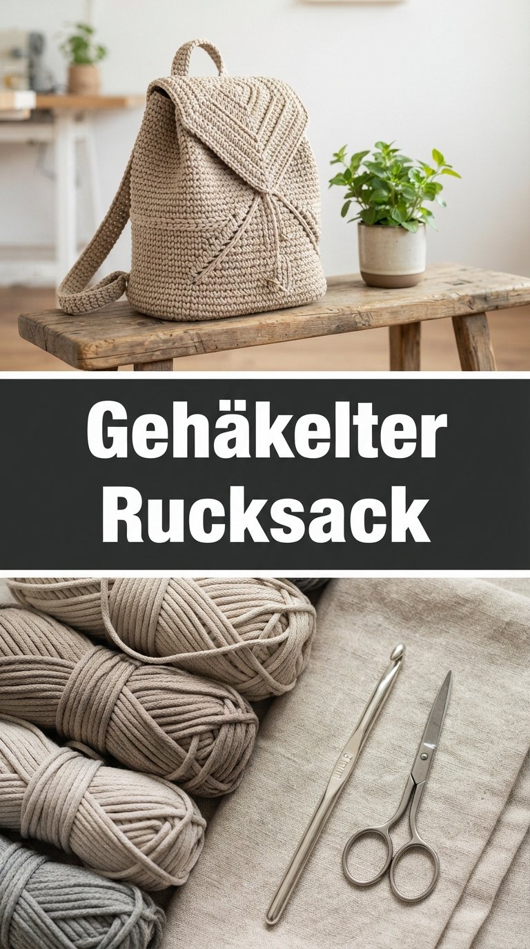 Gehäkelter Rucksack content image