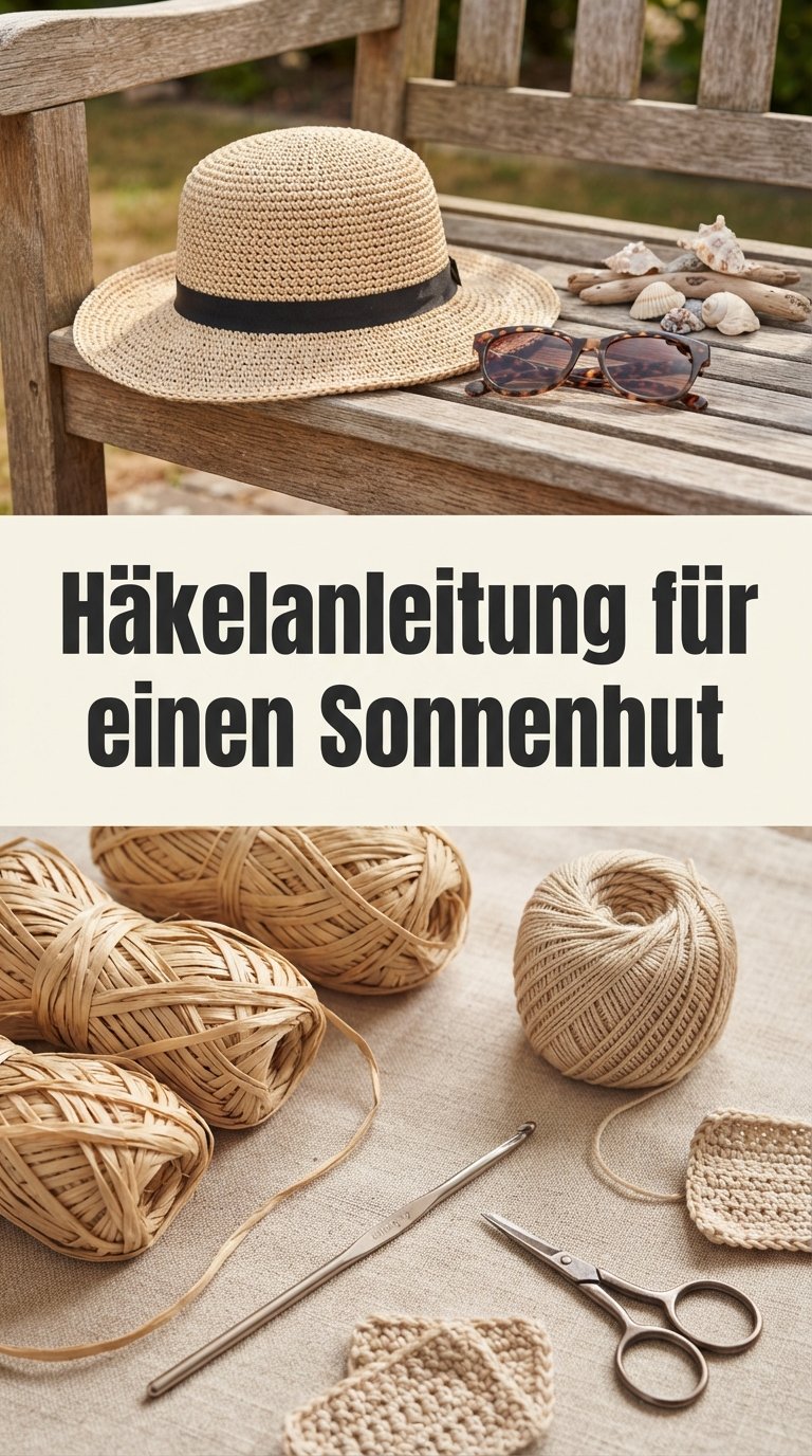 Häkelanleitung für einen Sonnenhut content image
