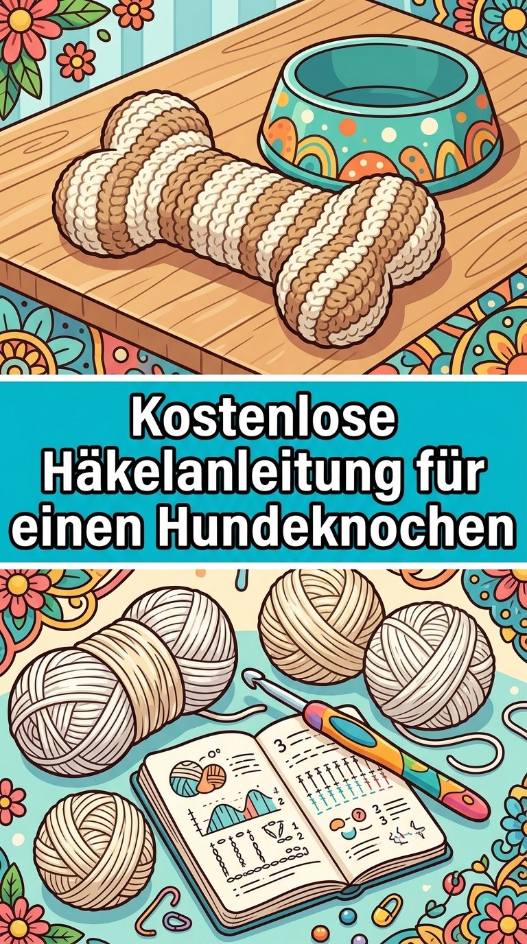 Kostenlose Häkelanleitung für einen Hundeknochen, leicht verständliche Häkelanleitung content image